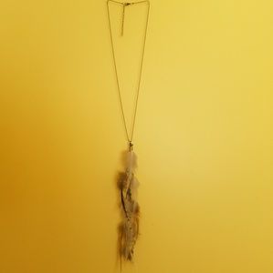 Long Feather Necklace
